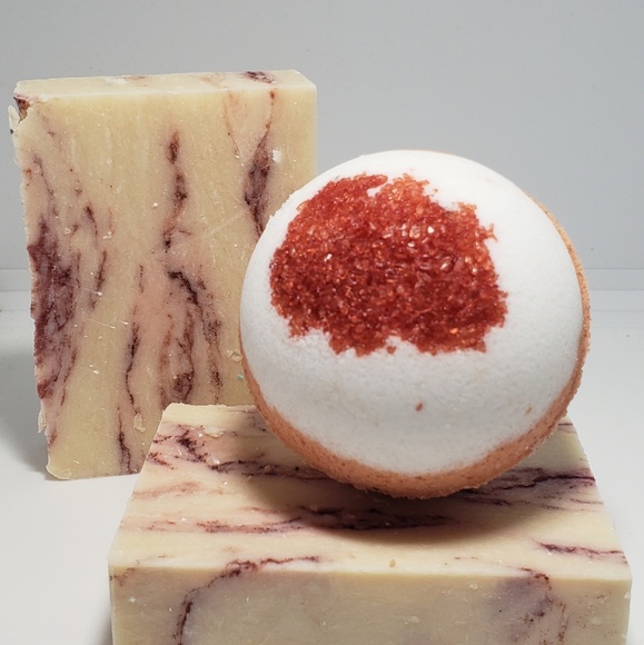 Set of 2 Peppermint Bar Soap - Picture 2 of 4